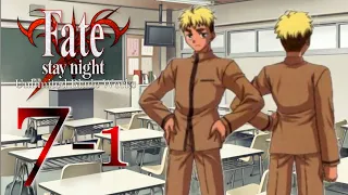 Fate / Stay Night: Unlimited Blade Works | Visual Novel Let's Play | Night 7-1 | Challenging Fate