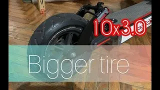 10x3.0 inch tire upgrade Xiaomi M365