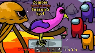 Opila Bird Garten of Banban Zombie 🛠 Survival Mode Among Us Ep 4 - Animation