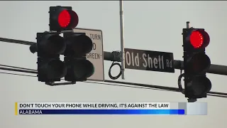 Local law enforcement cracking down on Alabama hands-free driving law