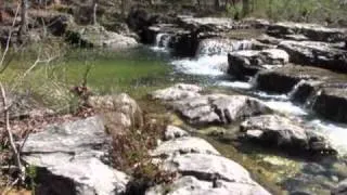 Hercules Glades Long Creek and the falls 4-12-11