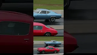 1969 Chevelle SS 396 vs. 1974 Firebird Formula SD 455 at Pure Stock Muscle Car Drag Race #dragrace