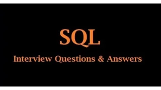 TOP 25 SQL Interview Questions