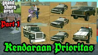 Kendaraan Prioritas Di GTA San Andreas Part 1 - Paijo Gaming