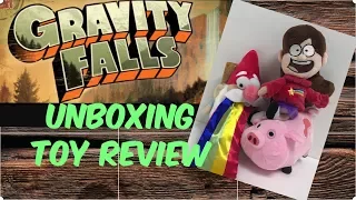 Gravity Falls Plushies Unboxing & Toy Review -Mabel Pines, Barfing Gnome & Waddles