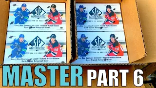 this broke me. - 19/20 SP Authentic Hockey Master Case Break Part 6