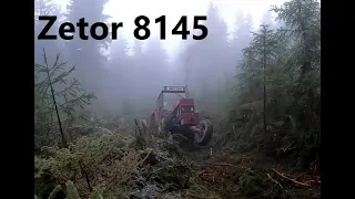 Zetor 8145 z wciągarką Tajfun 5,5t- Dzień z życia zrywkarza