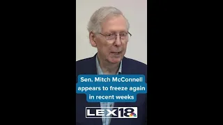 Sen. Mitch McConnell appears to freeze again during Kentucky event