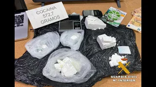 La Guardia Civil desarticula un grupo organizado dedicado al tráfico de drogas