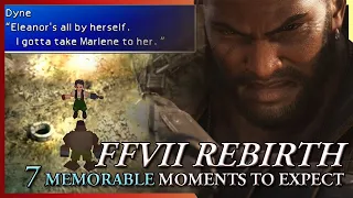 7 Emotional Moments in FF7 to look forward to (NOT the main plot)