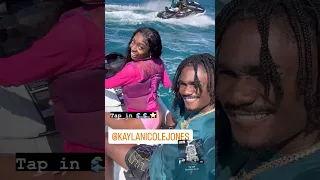 Kayla Nicole on a jet ski