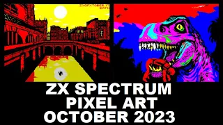 ZX Spectrum: PIXEL ART from OCTOBER 2023