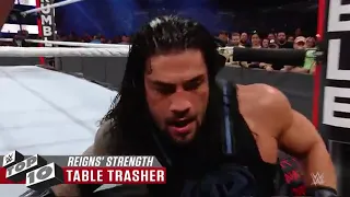 Roman Reigns' powerful displays of strength: WWE Top 10
