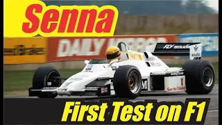 Senna - First Test on F1 - 1983 (Williams FW08)