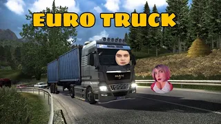 БРАТИШКИН ИГРАЕТ В EURO TRUCK SIMULATOR. (feat. JesusAVGN, Mzlff, T2x2, RazDva)