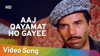 Aaj Qayamat Ho Gayee (HD) | Qayamat (1983) | Prema Narayan | Dharmendra | Asha Bhosle Hits