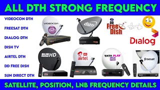 Strong Frequency | Airtel dth Strong tp | Sun direct Strong tp | Dish tv Strong tp | Tata play