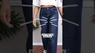 Fix inner thigh rub in jeans! #fashionstyle #diy #shorts