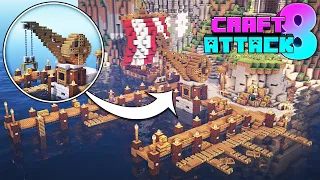 Hafenarbeiten - Minecraft Hafen bauen 🔨 Craft Attack 8 mit Croco #63