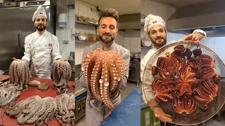 FARUK CHEF Octopus show  🐙 #farukgezen #seafood #octopus