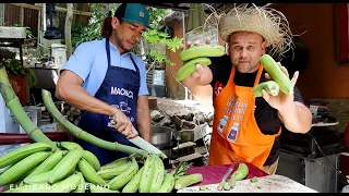 MIREN EL TRUCO QUE ME ENSEÑA EL CHEF PARA PELAR PLATANOS EN MENOS DE 10 SEGUNDOS