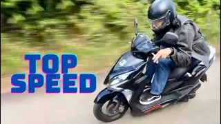 TOP SPEED HONDA ELITE 125cc