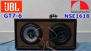 Speaker review : รีวิว Speaker comparison JBL GT7-6 vs Nakamichi NSE1618