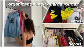 organizando meu guarda roupa: faxina, doações.. ✨