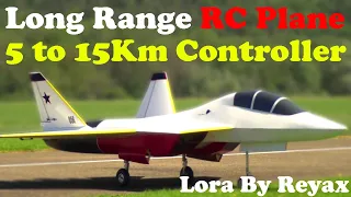 DIY Long Range RC Plane 15Km Transmitter and Receiver Controller using Rylr896 Lora by Reyax