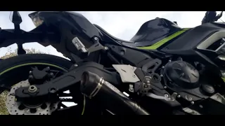 Ninja 650 Shark Street GP Carbon Exhaust Sound