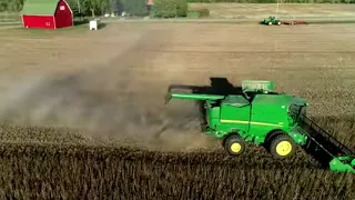 Michigan Soybean Harvest 2020 | Inside Full Corn Silo | Let’s Go!