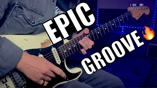 EPIC GROOVE Guitar Backing Track - A Minor