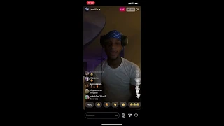 Toosii Recording “Met in LA” on ig live ❤️