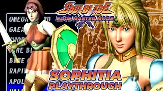 SOUL BLADE (PS1) - SOPHITIA EDGE Master Mode Playthrough - Soul Edge