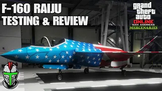 GTA Online: F-160 Raiju Testing & Review (New Top PvP Jet?)