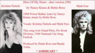 KRISTINA NICHOLS & MARK FREE - Hero Of My Heart (aorheart).wmv