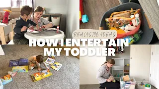 HOW I ENTERTAIN MY TODDLER: 2 years old, toy rotation, snack ideas, valentines day craft & more!