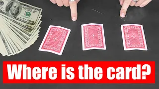 How I learned 3 Card Monte MONEY Scam ! + Trick tutorial