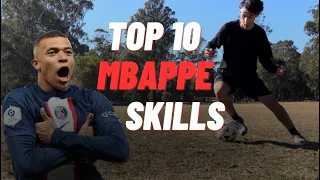 Top 10 Kylian Mbappé skills | tutorials | GOAT TACTICS
