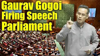 Gaurav Gogoi's Firing Speech | Parliament Budget Session 2024 | Congress Parliament Speech | YOYO TV
