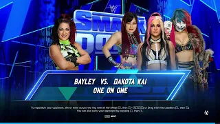 WWE 2k24 Bayley Vs Dakota Kai Smackdown #gameplay  #wwe
