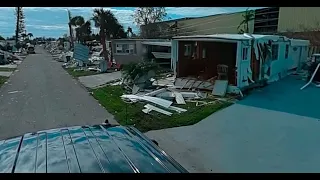 360 VR Gasparilla Mobile Estates Hurricane Ian Aftermath Oct 9, 2022