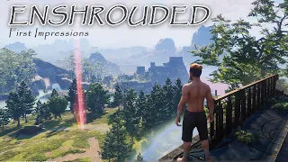 I CANT BELIEVE HOW GOOD IT IS!! | AMAZING NEW SURVIVAL GAME | ENSHROUDED | First Impressions