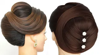 heirloom bun hairstyle for bridal | wedding hairstyle | trendy juda hairstyle | easy hairstyle 2023
