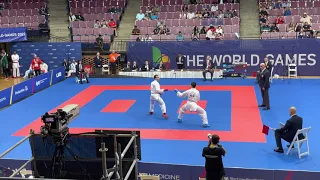 World games Birmingham 2022 karate Darkhan assadilov vs algeria male kumite 60