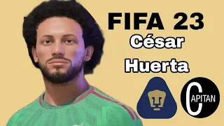 Cómo crear a César Huerta en fifa 23