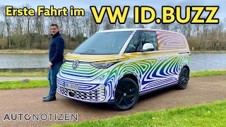 VW ID.Buzz: Erste Fahrt im neuen Elektro-Bus! Test | Review