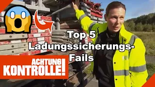 ABENTEUERLICHE Konstruktionen: Die Top 5 Ladungssicherungs-Fails | Kabel Eins | Achtung Kontrolle