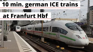 Get Ready For 10 Minutes Of Nonstop Ice Train Action At Frankfurt Hauptbahnhof!