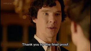 Thank you for the Final Proof||Sherlock Holmes||Best Dilogue||Sherlock Holmes BBC